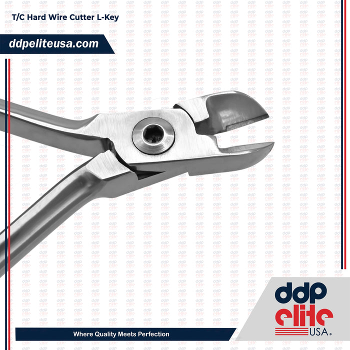 T/C Hard Wire Cutter L-Key (Tungsten Carbide Inserts Tips) Stainless Steel