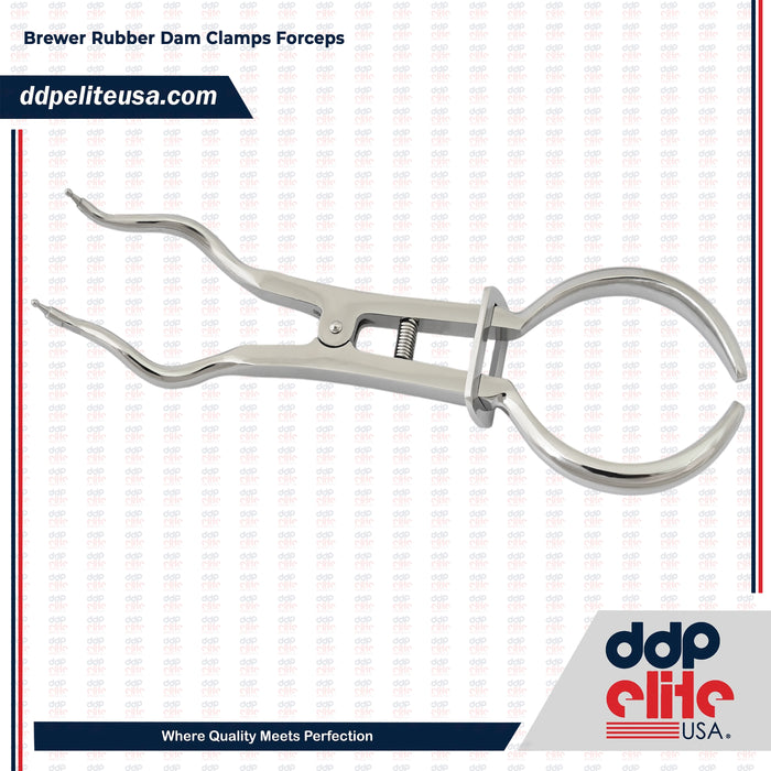 Endodontic Brewer Rubber Dam Clamps Forceps