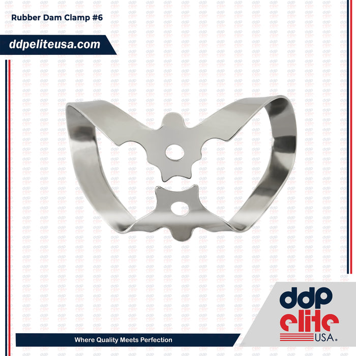 Endodontic Rubber Dam Clamp #6 Anterior Clamps