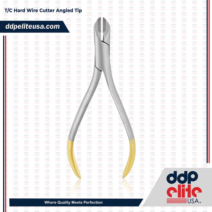 T/C Hard Wire Cutter Angled Tip Stainless Steel (Tungsten Carbide Inserts)