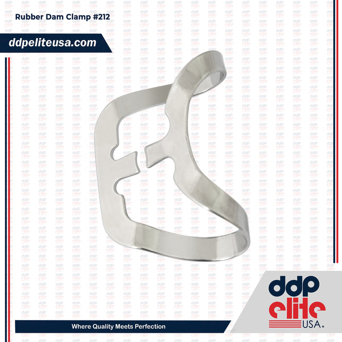 Endodontic Rubber Dam Clamp #212 Anterior Clamps