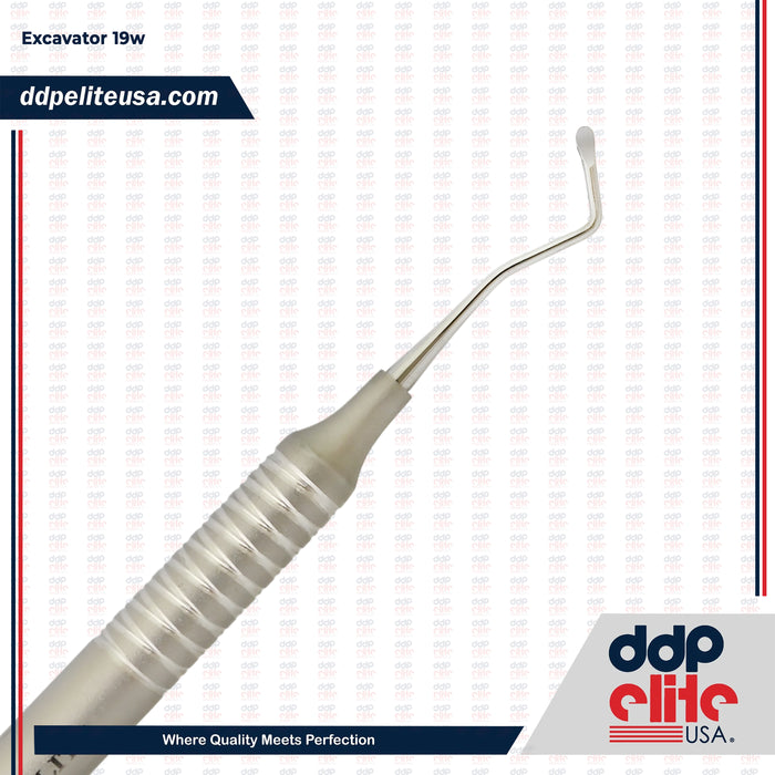 Dental Excavator 19w Oval Spoon Double Ended