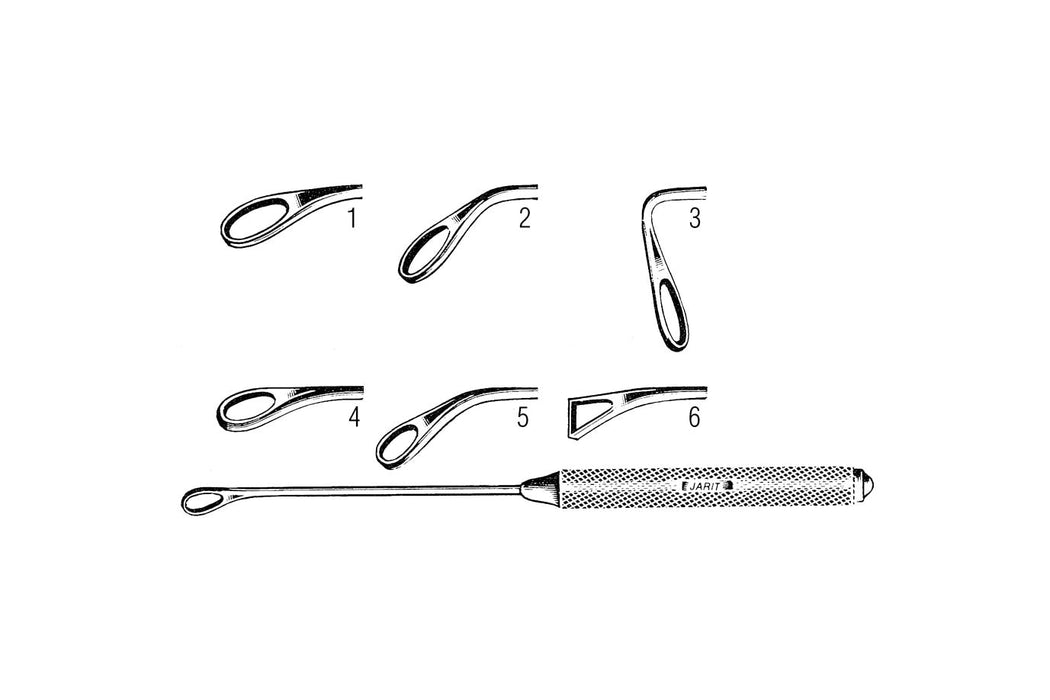 Antrum Curette Oval Fig. 3 20cm 9mm
