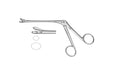 Littauer Ear Polypus Forceps 18cm