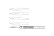 Joseph Nasal Plastic Knife Straight 15cm