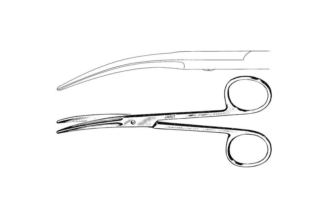 Nasal Scissors Curved Left