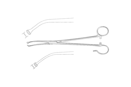 White Tonsil Seizing Forceps 18cm