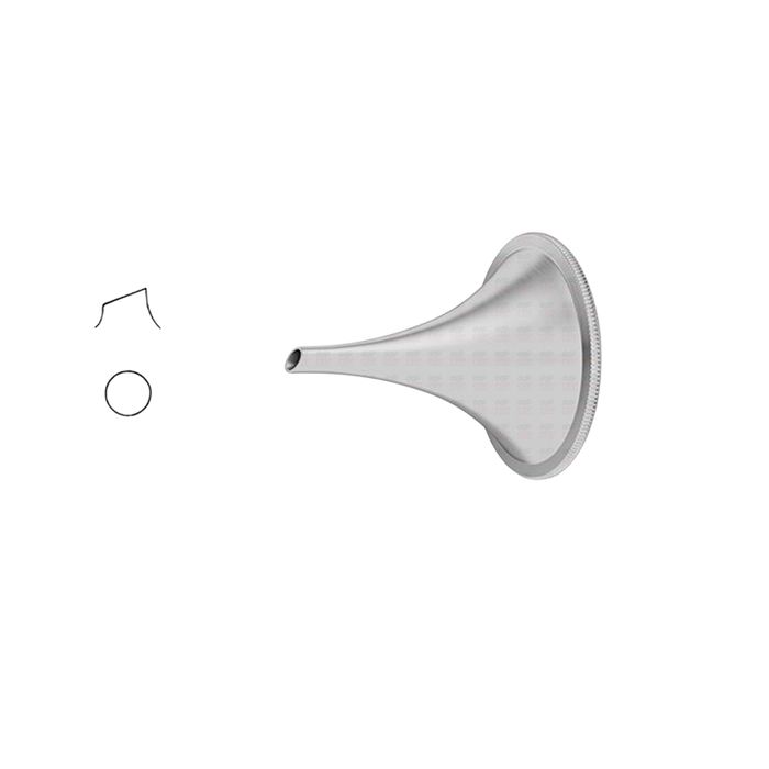 Farrior Ear Speculum - Round, Oblique End - ddpeliteusa