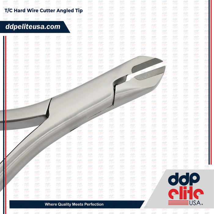 T/C Hard Wire Cutter Angled Tip Stainless Steel (Tungsten Carbide Inserts)