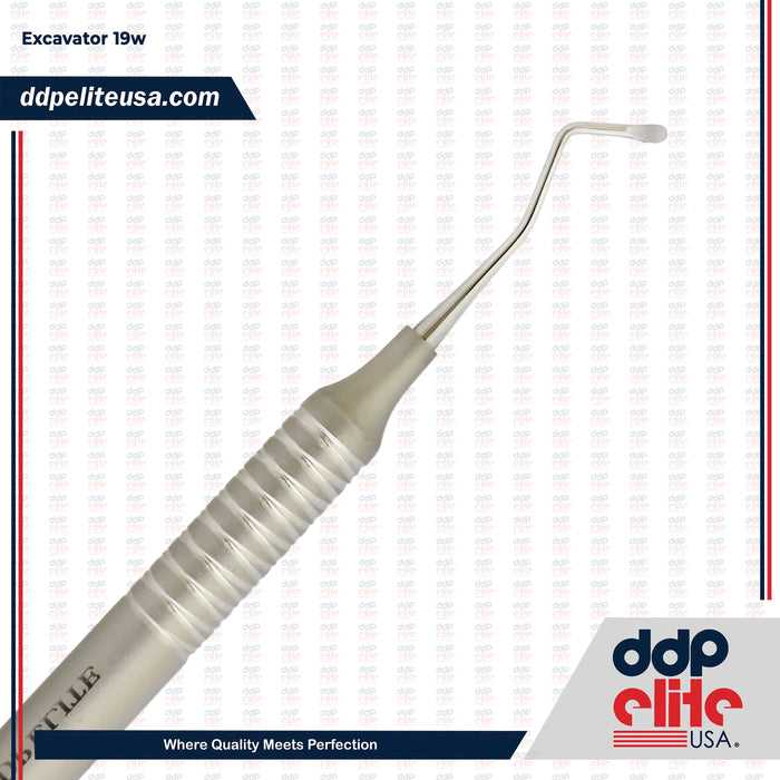 Dental Excavator 19w Oval Spoon Double Ended