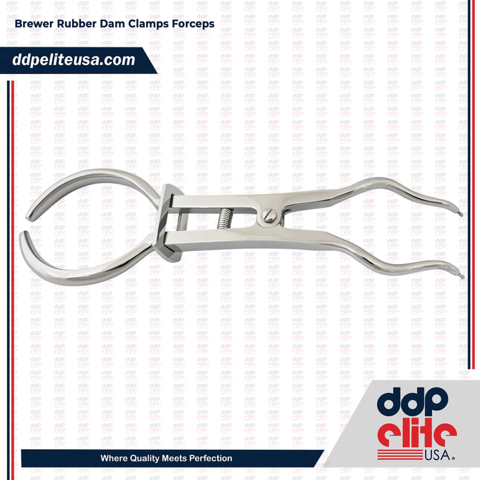 Endodontic Brewer Rubber Dam Clamps Forceps