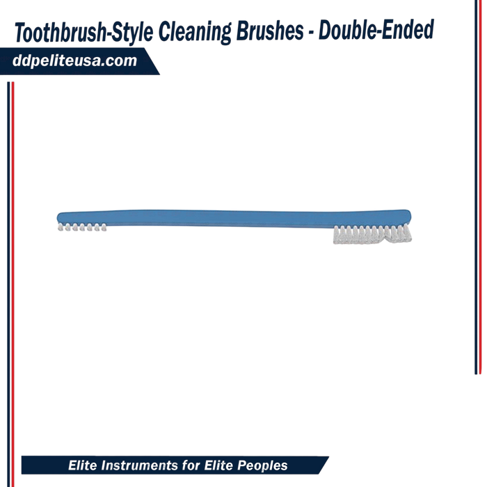 Toothbrush-Style Cleaning Brushes - Double-Ended - ddpeliteusa