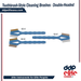 Toothbrush-Style Cleaning Brushes - Double-Headed - ddpeliteusa