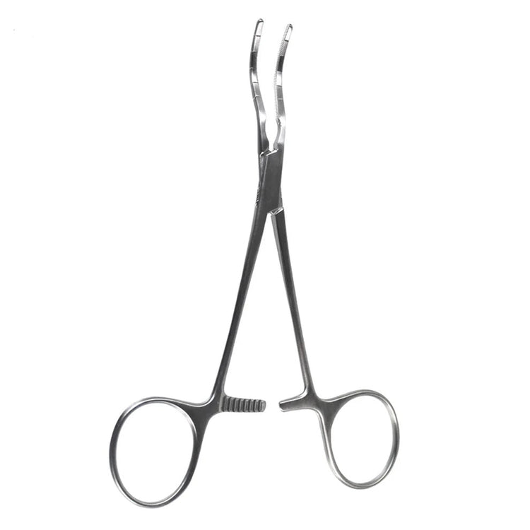 5 1/4 Cooley Pediatric Clamp  straight shanks straight jaw