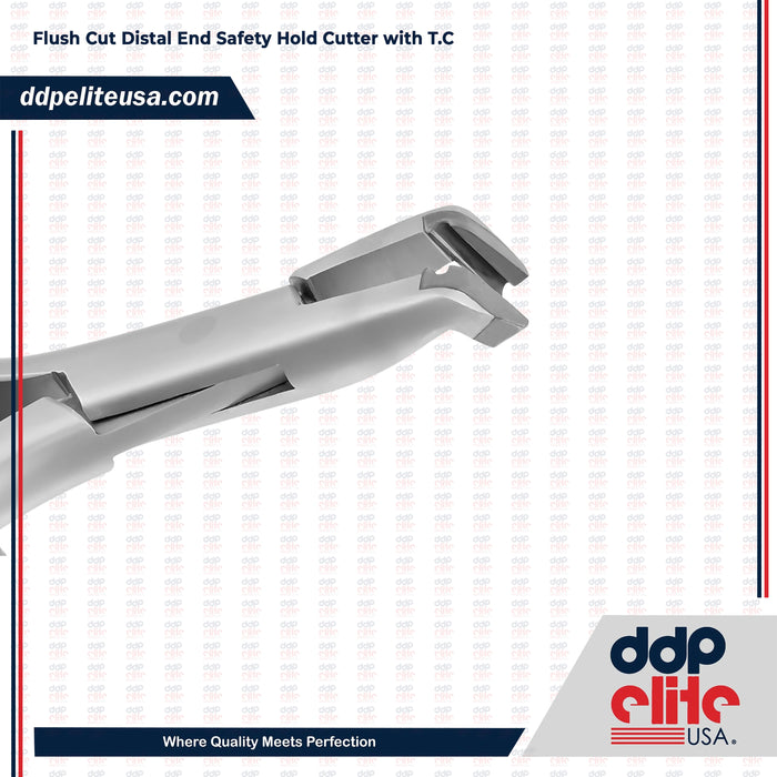T/C Flush Cut Distal End Safety Hold Cutter with (Tungsten Carbide Inserts)