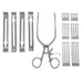 Henley Retractor Set complete Includes 4 ctr blades and 3 pr of sides blades