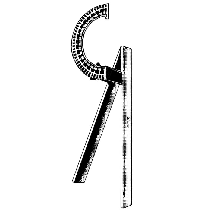 Moeltgen Goniometer, 24cm, 6cm Measure Length