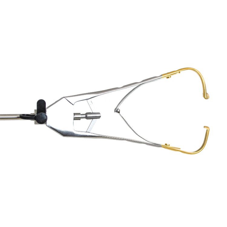 AED Mathieu Handle Laparoscopic Needle Holder, 33cm, Straight Jaw