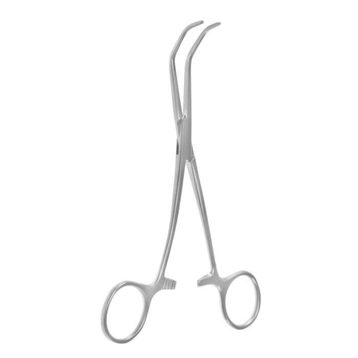 6 1/4" Satinsky Vena Cava Clamp, Cross-Serrated Jaws