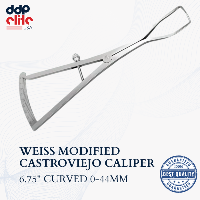 Castroviejo Caliper 7" 0-40mm Bone Ridge Dental