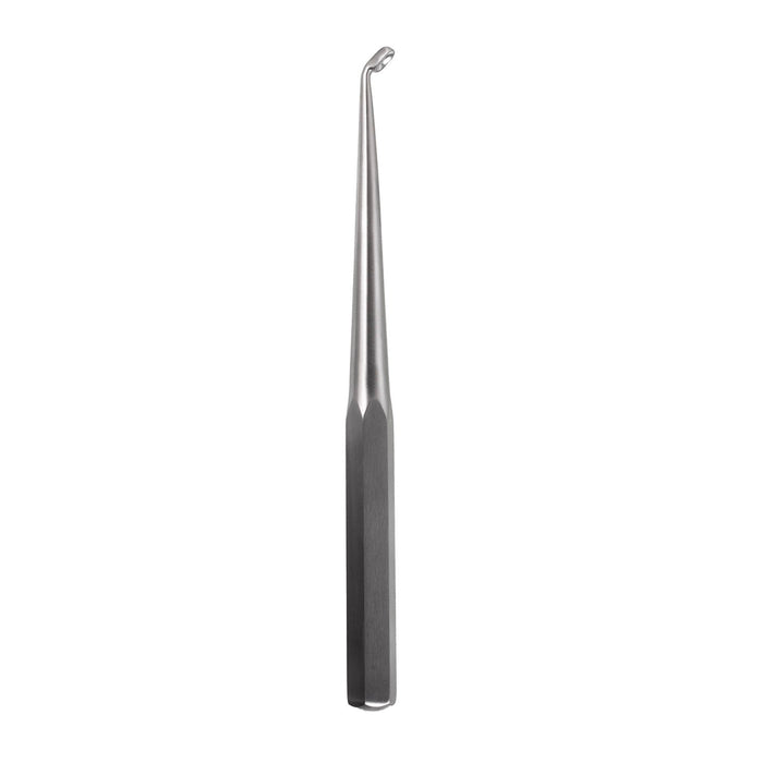 Brun Curette -4 angled hex handle 9"