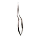 Micro Bay Scissors  Serrated Blunt Straight