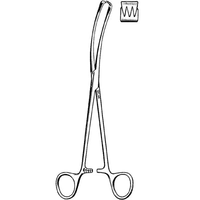 Teale Vulsellum Forceps, 23cm