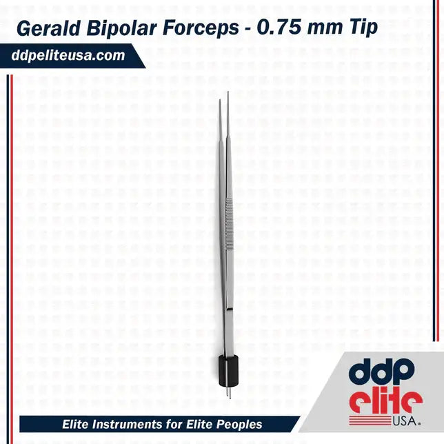 Pince Bipolaire Gerald - Pointe 0,75 mm