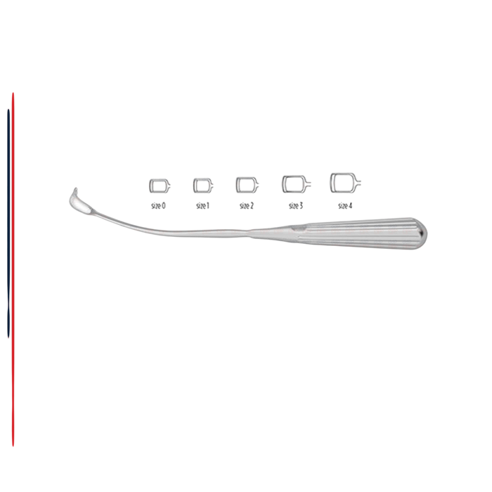 Barnhill Adenoid Curette - Reverse Curve - ddpeliteusa