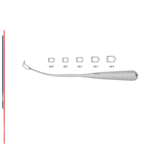 Barnhill Adenoid Curette - Reverse Curve - ddpeliteusa