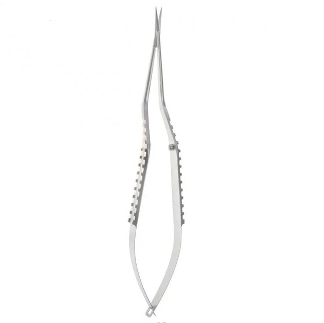 7 1/4" Micro Scissors - Serrated Blades Curved Up Bay