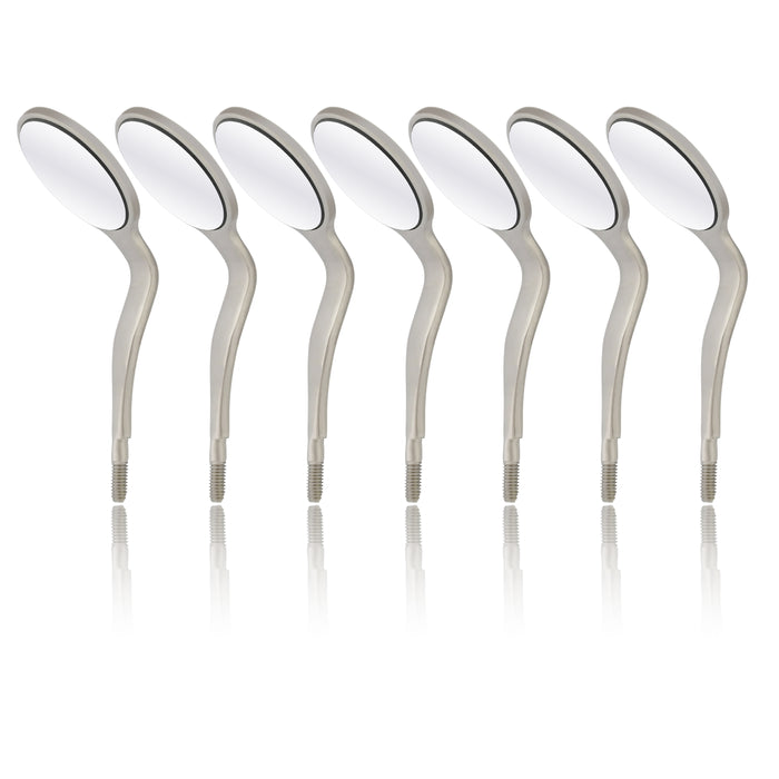 Cone Socket Dental Mouth Mirror Double-Sided - Pack of 7 By Ddp Elite USA