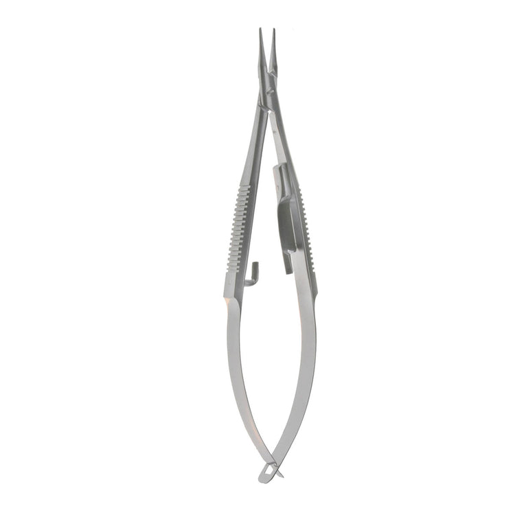 McPherson Needle Holder - Straight, Delicate, With Lock