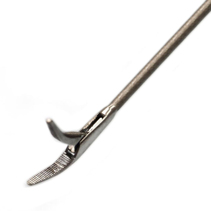 Storz Micro Alligator Forceps With Serrated Jaws Curved Up