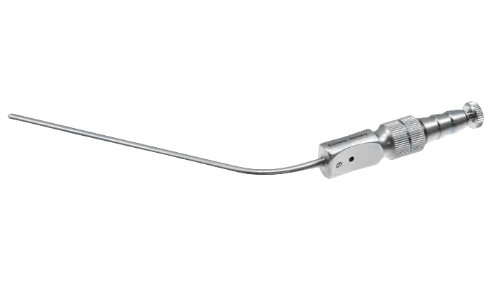 Frazier Suction Tube – 7", 9 French, Angled