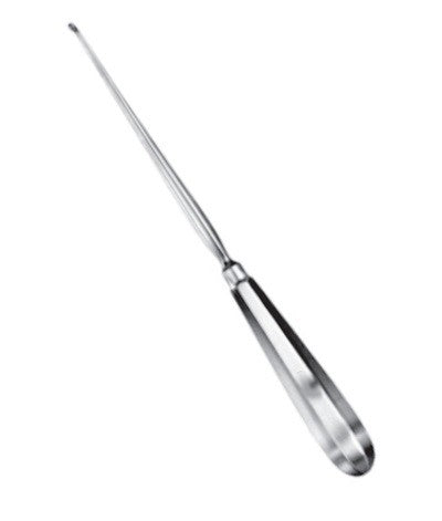 9 1/2" Simon Bone Curette 3.5 x 5mm