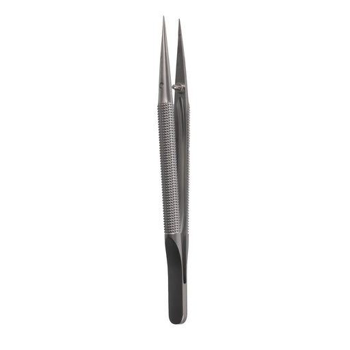 Micro Forceps (8mm Diameter Round Handle, Straight Tip, 4 3/4")