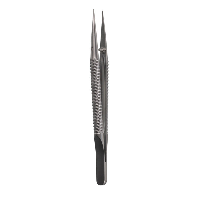 Micro Forceps (8mm Diameter Round Handle, Straight Tip, 4 3/4")