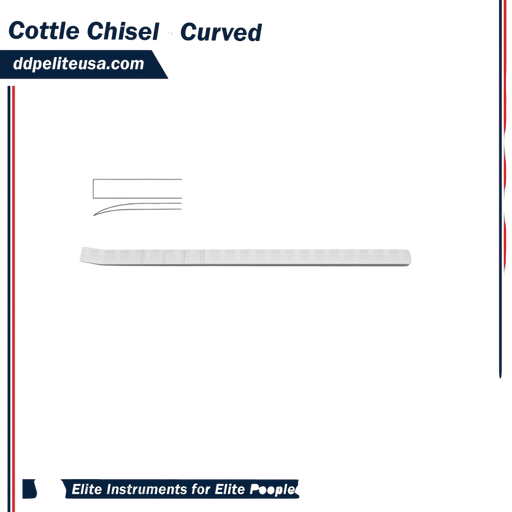 Cottle Chisel - Curved - ddpeliteusa