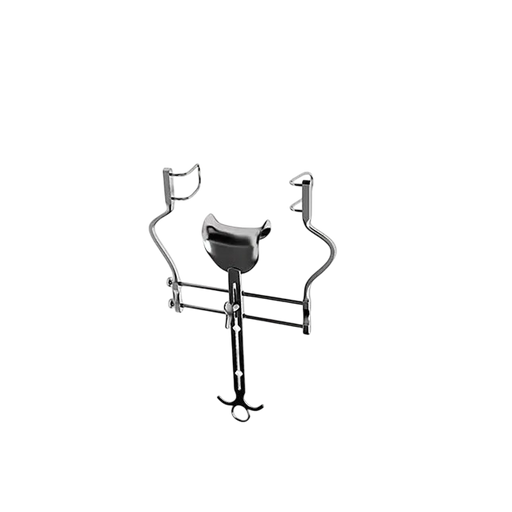 Abdominal Retractor with Ratchet Bar Mechanism