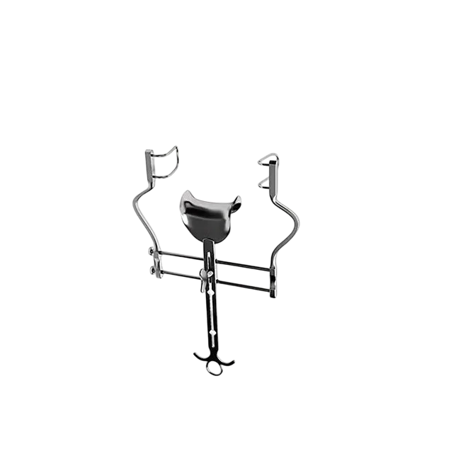 Abdominal Retractor with Ratchet Bar Mechanism