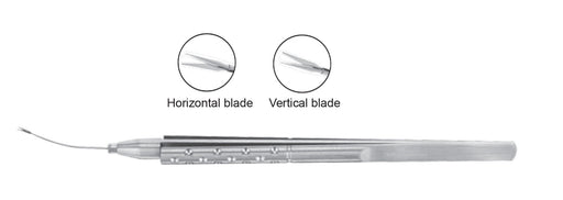 Alio MICS Scissors 23 gauge curved shaft