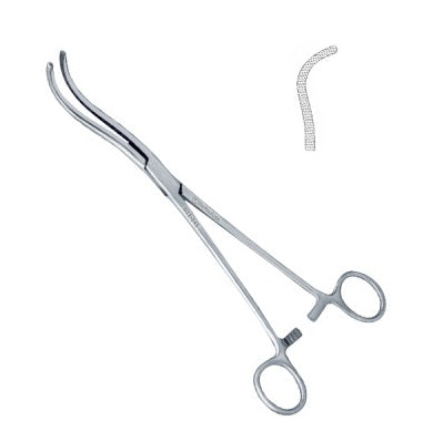 Cystic Duct Forceps (Serrated, Grey, Pair)