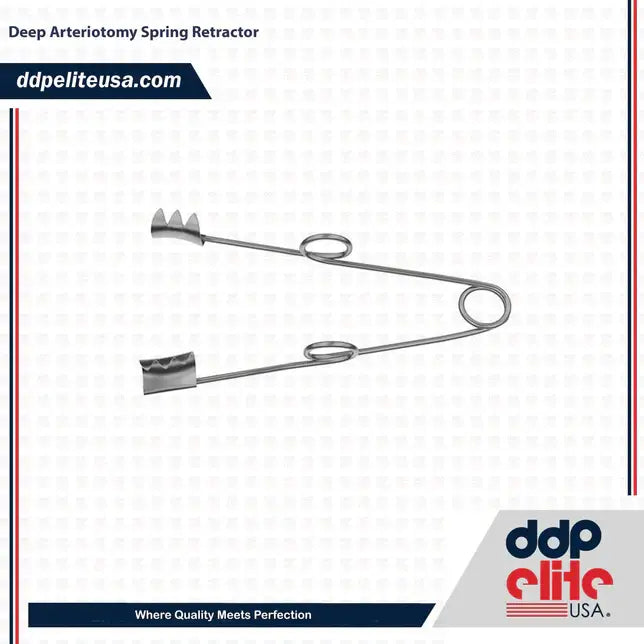 Deep Arteriotomy Spring Retractor
Arteriotomy Spring Retractor