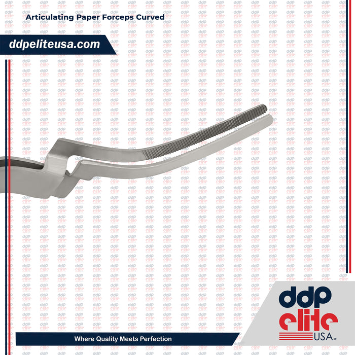Articulating Paper Forceps Curved