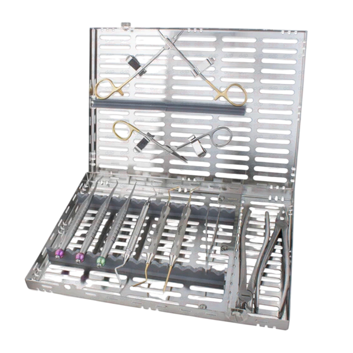 atraumatic extraction kit w large cassette dental instrument