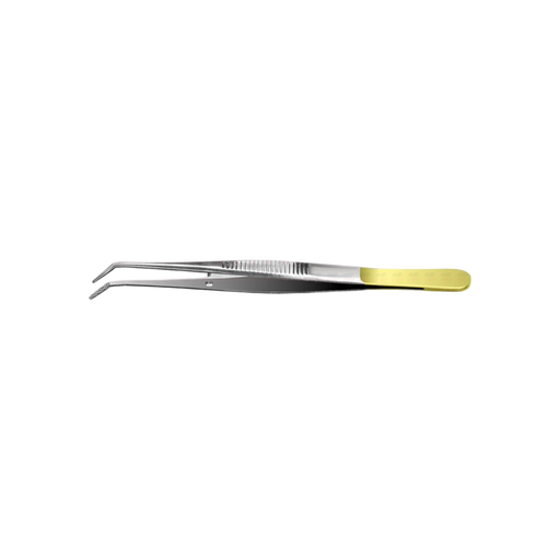 Atraumatic Tissue Forceps, Angled, TC, 15cm - ddpeliteusa