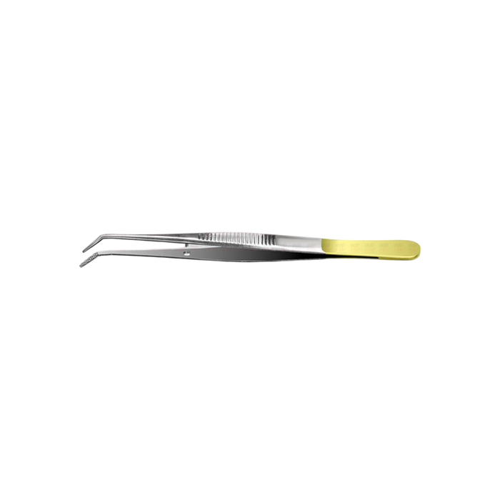 Atraumatic Tissue Forceps, Angled, TC, 15cm - ddpeliteusa