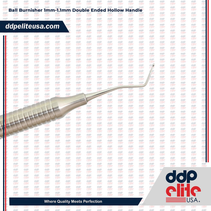 Ball Burnisher 1mm-1.1mm Double Ended Hollow Handle