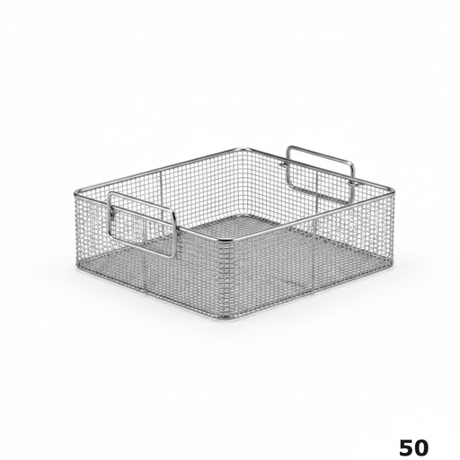 1/2 Half-Size Stainless Steel Wire Basket